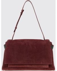 Brunello Cucinelli - Suede Shoulder Bag With Monili Embellishment - Lyst