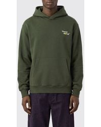 Barrow - Relaxed Fit Cotton Hoodie With Kangaroo Pocket And Teddy Bear Print - Lyst