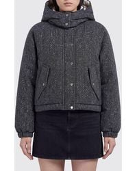 Brunello Cucinelli - Relaxed Fit Padded Wool-Blend Bomber Jacket With Hood - Lyst