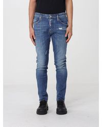 DSquared² - Slim Fit Skinny Stretch Denim Jeans With Mid-Rise Waist - Lyst