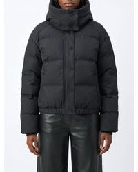 Perfect Moment - Hooded Quilted Nylon Cropped Puffer Jacket With Funnel Neck - Lyst