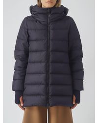 Herno - A-Shape Short Water-Repellent Nylon Down Jacket With Hood - Lyst