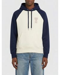 Ami Paris - Sudadera Con Capucha De Algodón - Lyst
