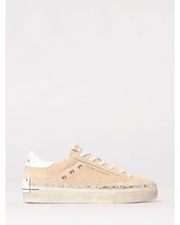 Crime London - Distressed Suede Sneakers - Lyst