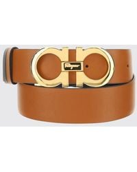 Ferragamo - Reversibler Gancini Gürtel Aus Leder - Lyst