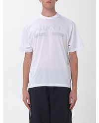 Gucci - Crew-Neck Cotton T-Shirt With Logo Print - Lyst
