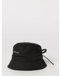 Jacquemus - Le Bob Gadjo Cotton Bucket Hat With Metal Logo - Lyst