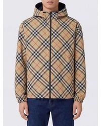 Burberry - Reversible Vintage Check Hooded Windbreaker Jacket - Lyst