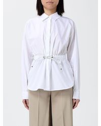Max Mara - Cotton Shirt With Drawstring - Lyst