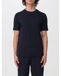 BOSS - Embroidered Logo Cotton Crewneck T-Shirt - Lyst