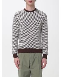 Drumohr - Micro Pattern Crew Neck Knit - Lyst