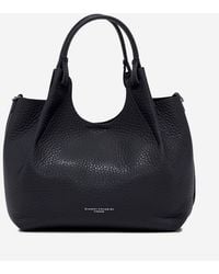 Gianni Chiarini - Dua Grained Leather Handbag With Removable Pouch - Lyst