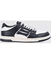Amiri - Skel Low-Top-Sneakers Aus Zweifarbigem Leder Mit Perforierter Spitze Und Gepolstertem Knöchel - Lyst