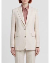 Pinko - Rustic Effect Single-Breasted Blazer - Lyst