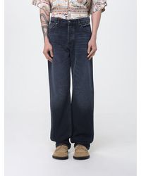 Just Cavalli - Wide Leg Cotton Denim Jeans - Lyst