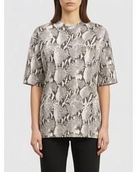 Anine Bing - Python Print Cotton T-Shirts - Lyst