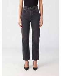 Anine Bing - Jane High-Waisted Cropped Jeans - Lyst