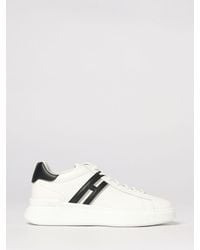 Hogan - H580 Hammered Leather Sneakers - Lyst