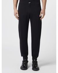 Billionaire - Cotton Jogging Trousers With Elasticated Cuffs And Drawstring - Lyst