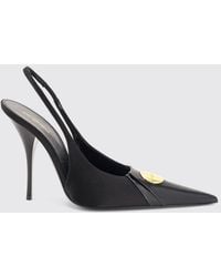 Saint Laurent - Louis Patent Leather Slingback Pumps With Stiletto Heel - Lyst