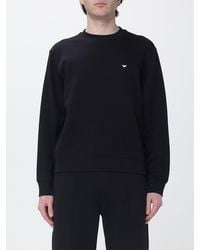 Emporio Armani - Logo Crewneck Sweatshirt - Lyst