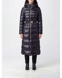 Herno - Water-Repellent Long Quilted Nylon Down Jacket With Hood - Lyst