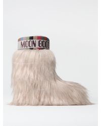 Moon Boot - Flache Stiefeletten Damen - Lyst