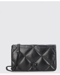 Tory Burch - Kira Quilted Leather Mini Bag With Double T Logo And Chain Strap - Lyst