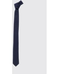 Emporio Armani - Pure Silk Tie With A Contrasting Polka Dot Pattern - Lyst