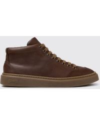 Camper - Runner Twentyfive Mid-Top Smooth Leather Trainers With Padded Ankle - Lyst
