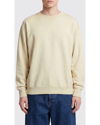 AURALEE - Sudadera De Cuello Redondo De Algodón De Manga Larga Con Corte Relajado - Lyst