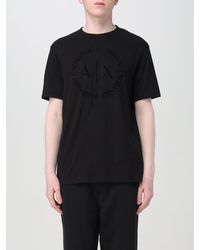 Armani Exchange - T-shirt con logo ax - Lyst