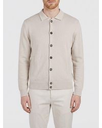 Eleventy - Cotton And Silk Cardigan - Lyst