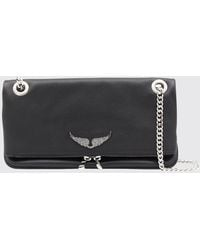 Zadig & Voltaire - Zadig &Amp Voltaire Rock Ii Grained Leather Bag - Lyst