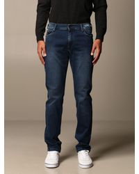paul and shark red rivet jeans