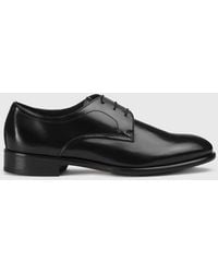 Doucal's - Polished Leather Oxford Shoes - Lyst