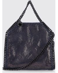 Stella McCartney - Falabella Mini Handbag With Chain Trim And Strap - Lyst