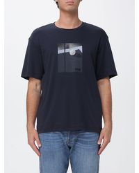 BOSS - Printed Cotton T-Shirt - Lyst