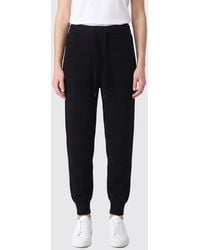 Antonelli - Wool Silk And Cashmere Knit Jogger Trousers - Lyst
