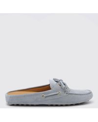 Tod's - Gommino Suede Mules - Lyst
