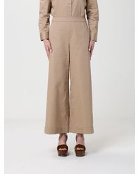 Max Mara - Cotton Cropped Trousers - Lyst