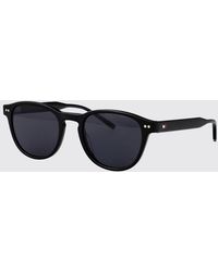 Tommy Hilfiger - Rounded Acetate Sunglasses With Contrasting Logo - Lyst