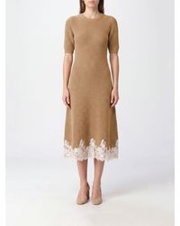 Alberta Ferretti - Midi Knit Dress - Lyst