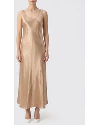 Max Mara - Satin Midi Dress - Lyst