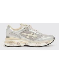 Premiata - Moerund Laminated Leather And Mesh Sneakers - Lyst