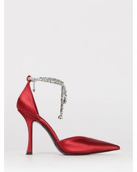 Jimmy Choo - Stevie Satin Pump With Jewel Strap - Lyst