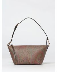 Etro - Essential Coated Cotton Bag With Paisley Jacquard - Lyst