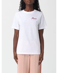 Marni - Cotton T-Shirt With Logo - Lyst