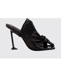 Givenchy - Boudoir Leather Knot Mules With High Heel - Lyst