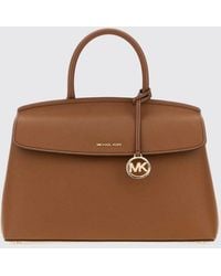 Michael Kors - Freddie Leather Handbag With Removable Strap And Charm - Lyst